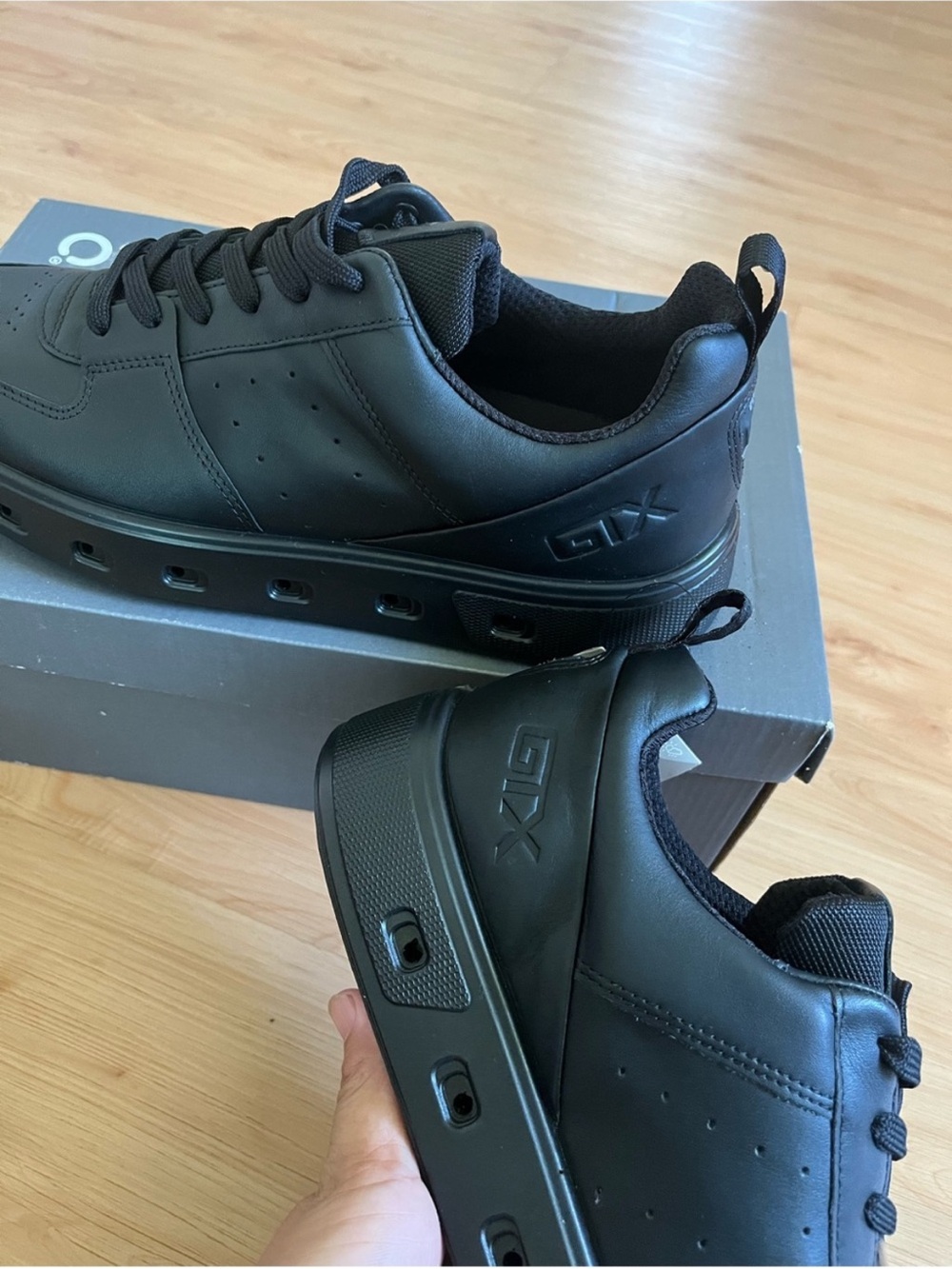ECCO STREET 720 M Black leather Mens 9.5 US # 520814 - Picture 6 of 10